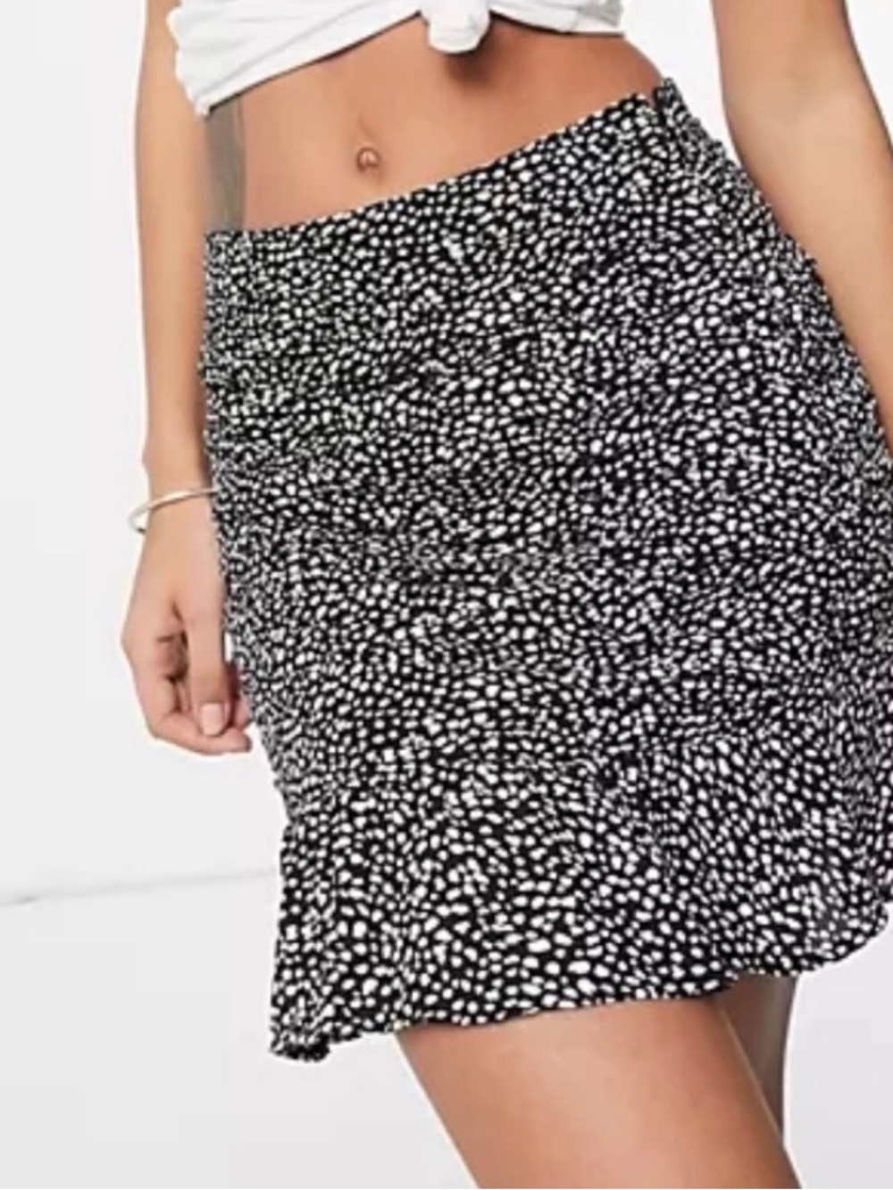 A&F Ruched Mini Skirt